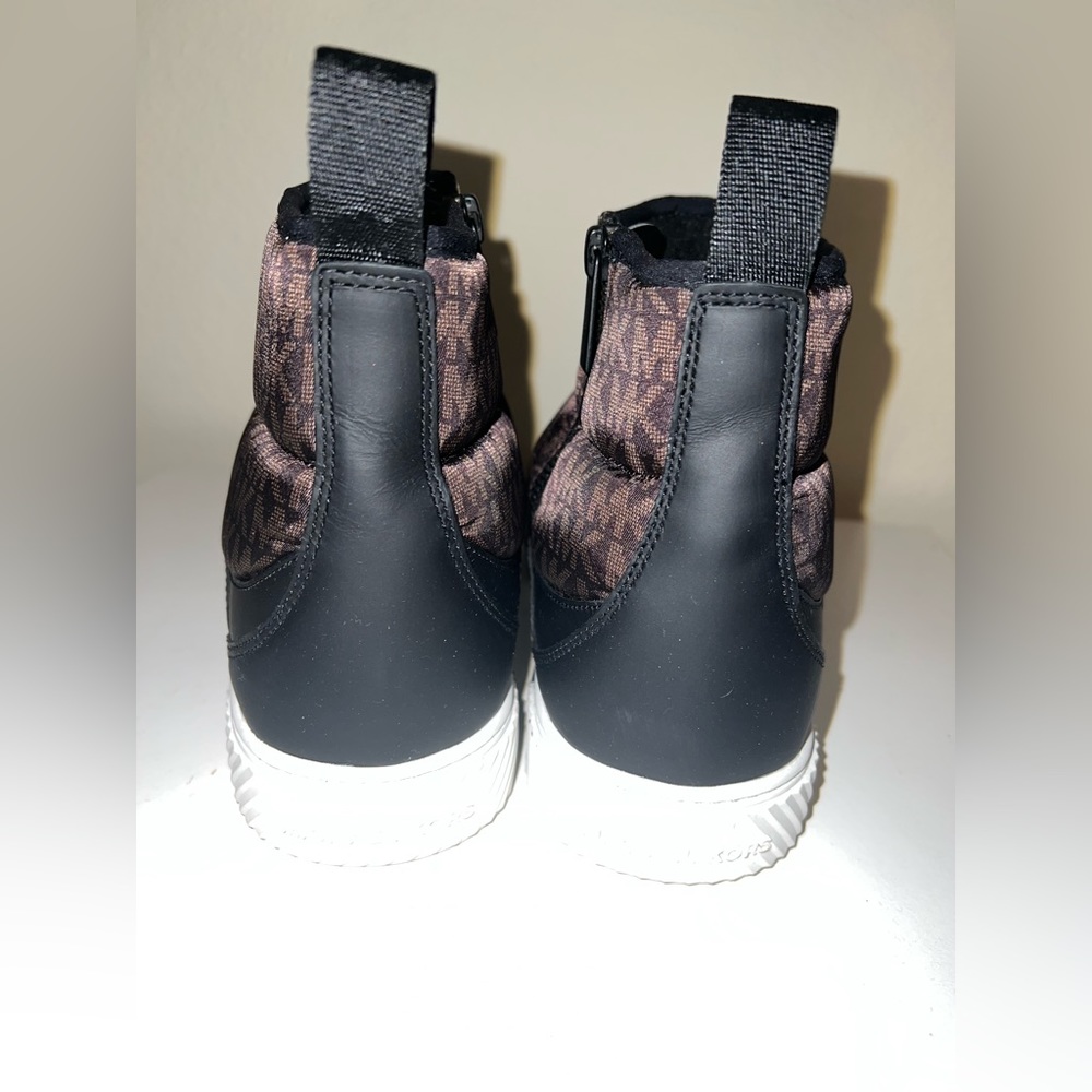 Men’s MICHAEL KORS Baxter Logo Quilted Nylon Sneaker Boots Shoes Sz 8.5 - Picture 4 of 14